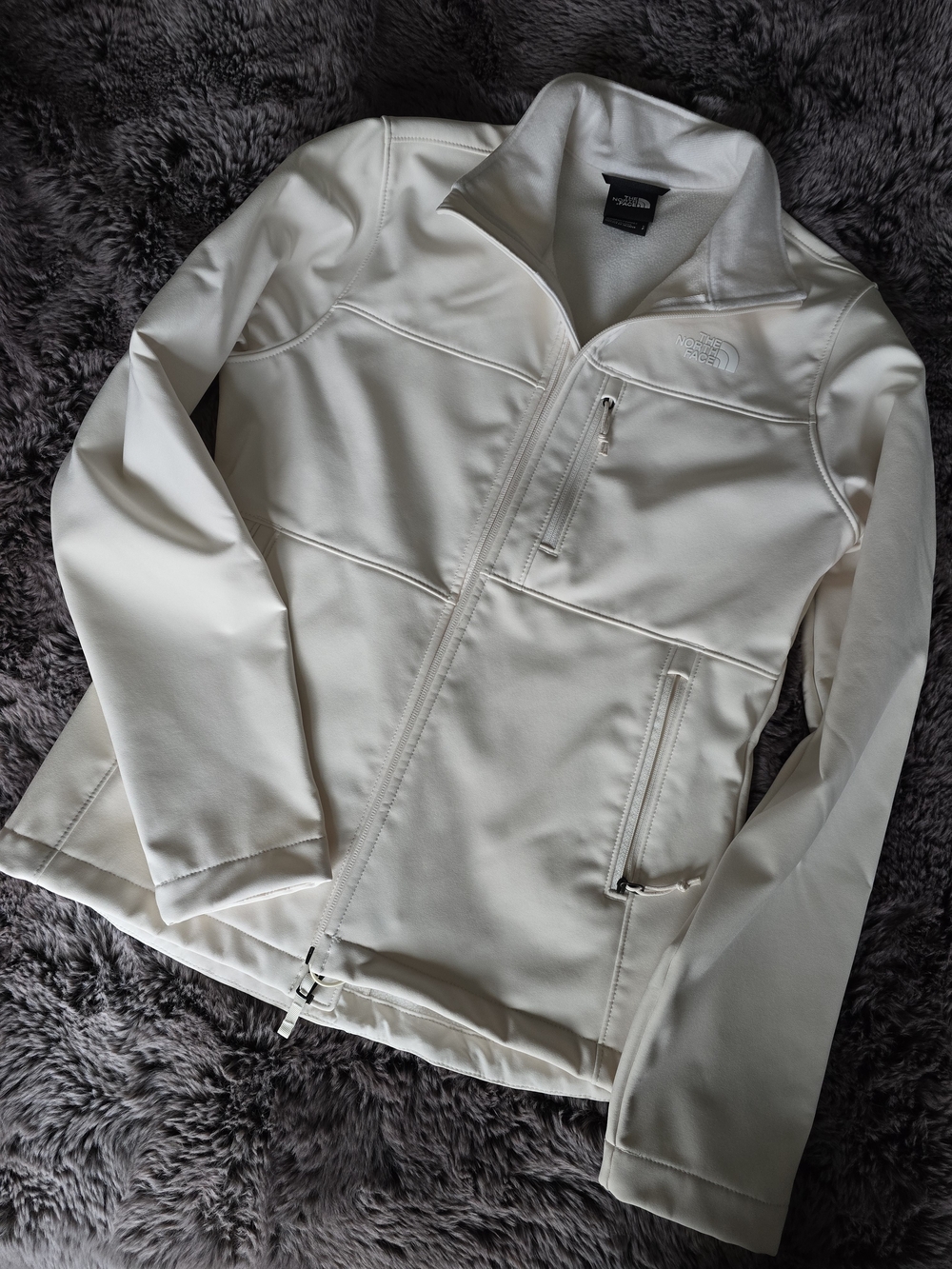 The North Face Women's Cream Softshell Utility Jacket